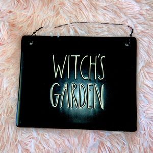 Rae Dunn WITCH’S GARDEN Ceramic Plaque